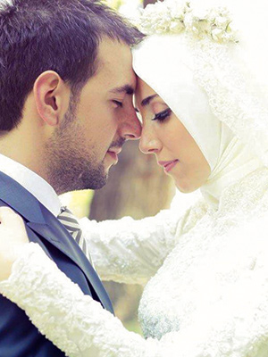 عروس محجبه
