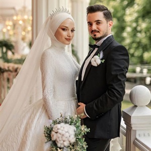 نمونه‌کار عکاسی عروس در آتلیه مذهبی نورا - تصویر ۲