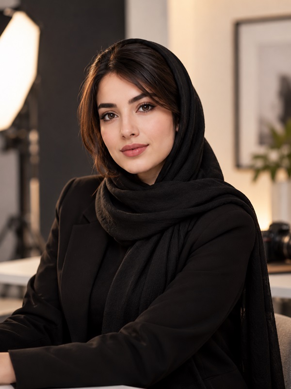 عکاسی پرتره و پروفایلی در آتلیه نورا